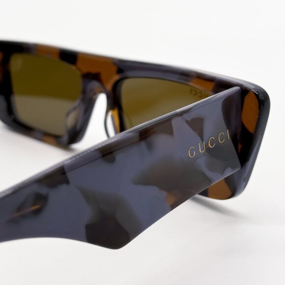 NEW GUCCI GG1331S 006 UNISEX GREY HAVANA BROWN SUNGLASSES GUCCI - Picture 11 of 15